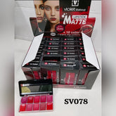 Violet 10 Color Lipstick Palette – Versatile Shades, Endless Looks